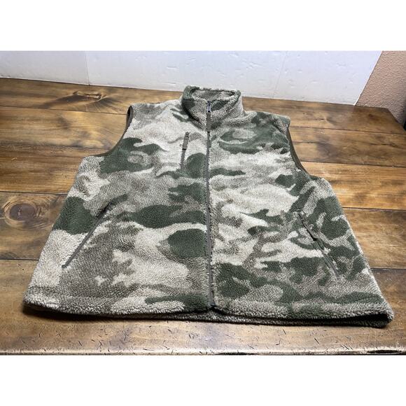 Cabela's Berber Fleece Windshear Outfitter Camo Vest Size Large - Picture 6 of 14
